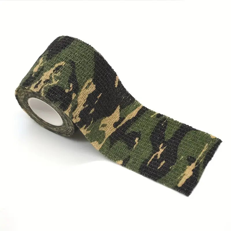 Roll of camouflage tattoo grip wrap 50mm x 4.5m on a white background